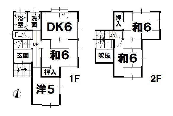 新田広芝仲井邸間取